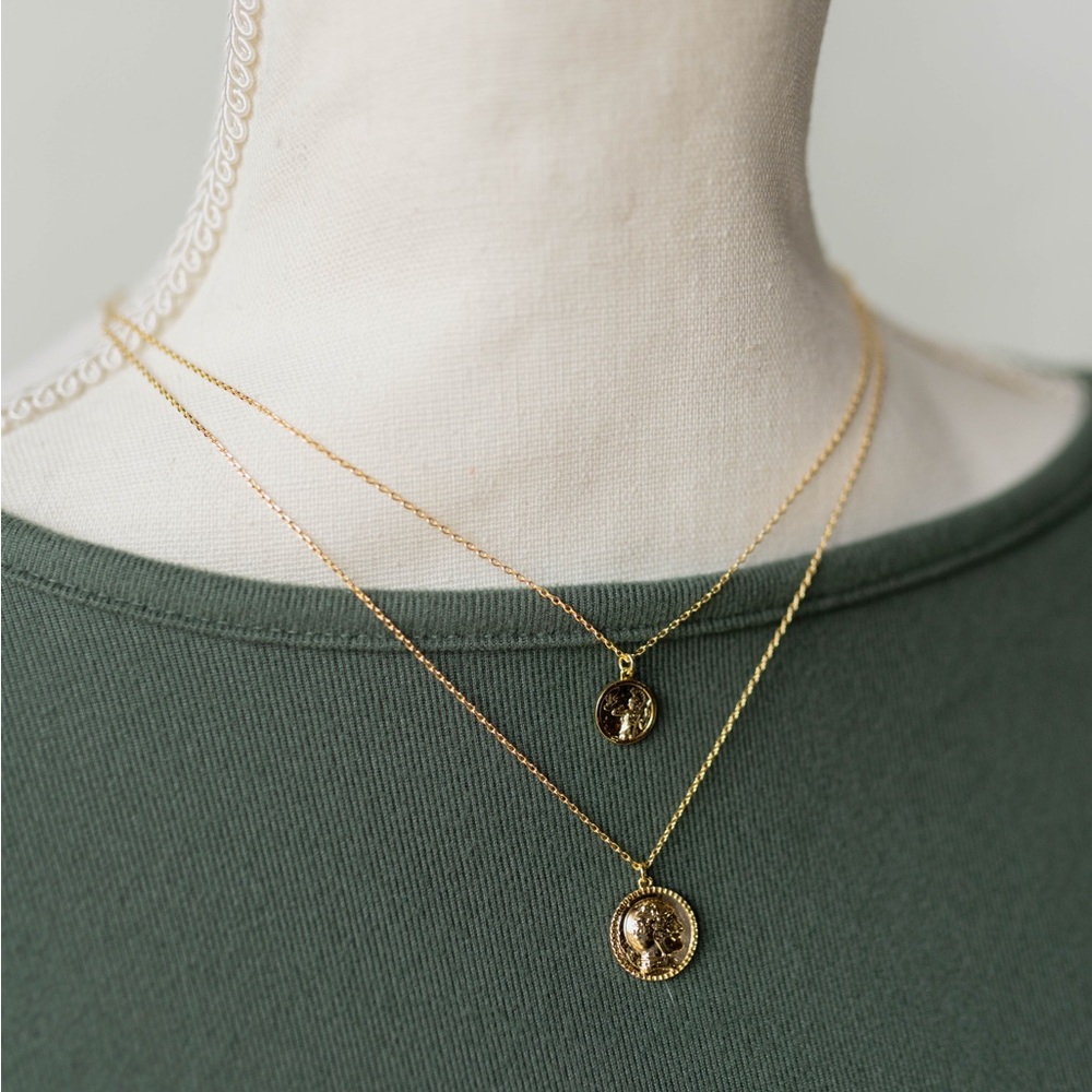 Layered Coin Necklace